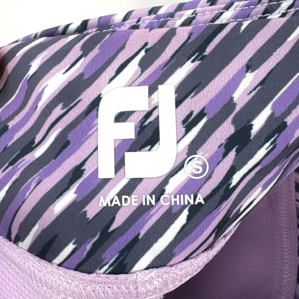 FOOTJOY Purple Gray White Layered Performance Golf Mini Skort Size S Small